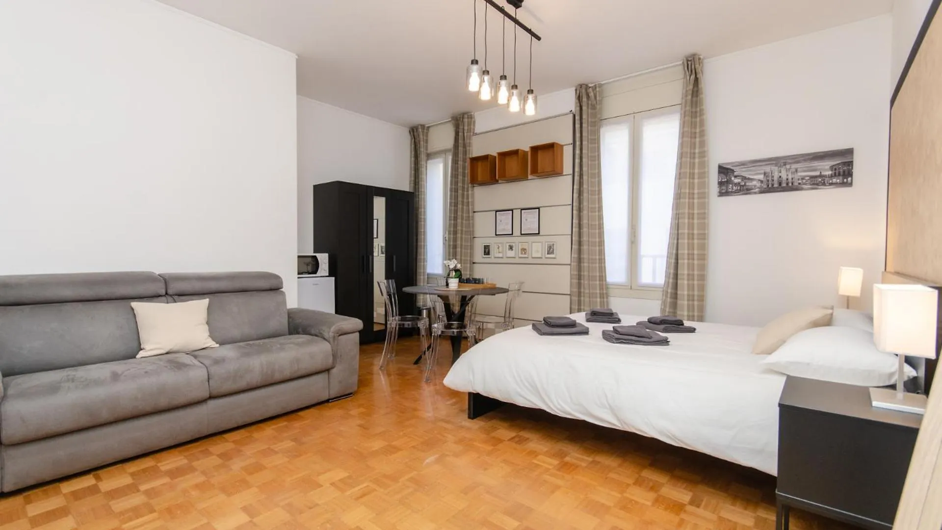 Quarto em Acomodações Particulares Brown Room Milão
